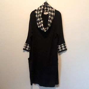 Studio I cowl neck sweater dress. Size 1x
